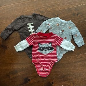 0-3m Long Sleeve Onesie Bundle (7pcs)